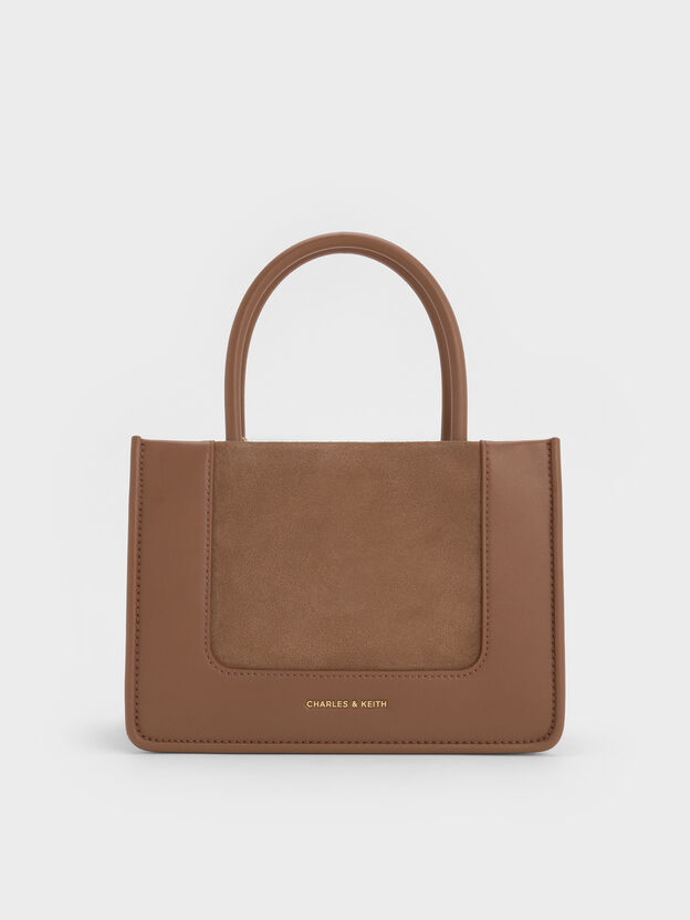 Mini Daylla Tote Bag, Mocha Brown, hi-res