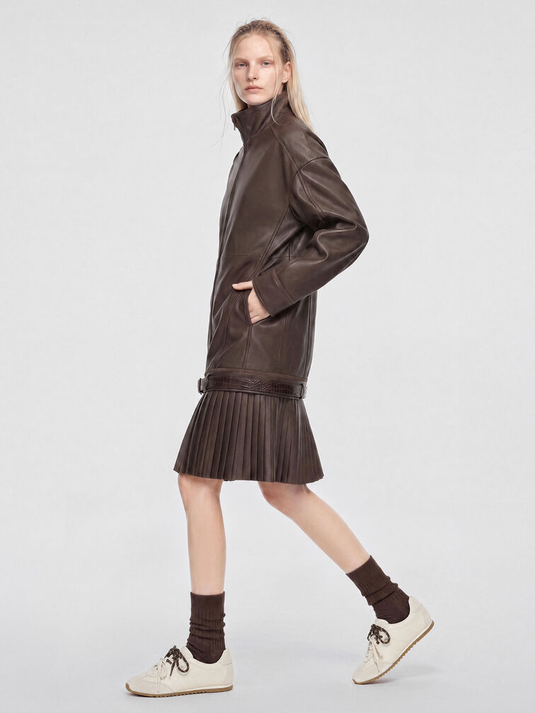 Jace Leather & Suede Sneakers, Chalk, hi-res