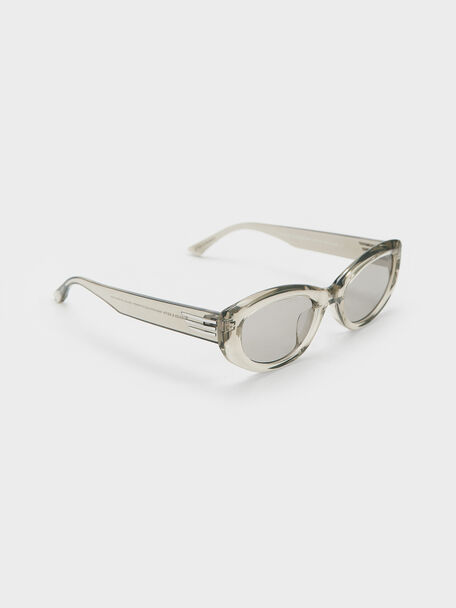 Birdie Sunglasses, Minted Grey, hi-res