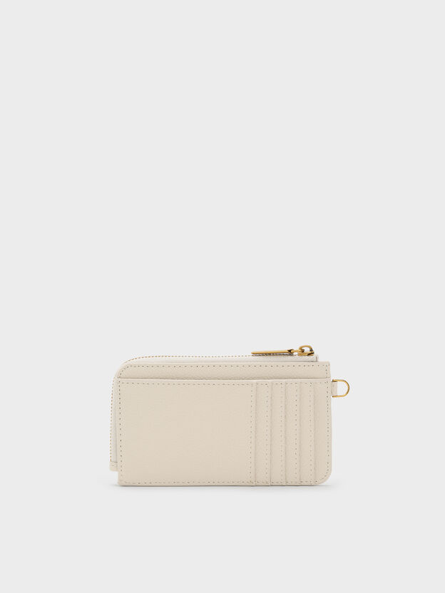 Dixie Wristlet Card Holder, Cream, hi-res