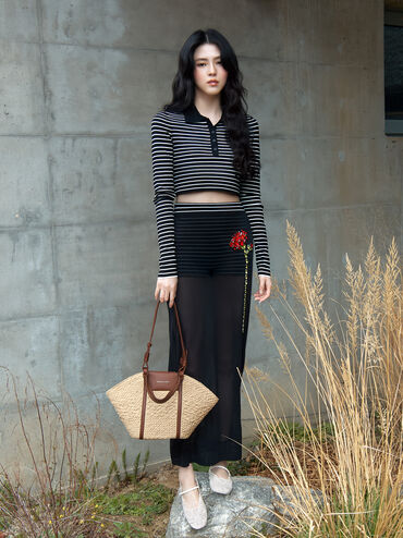 Shalia Raffia Basket Bag, Natural Raffia, hi-res