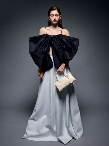 Mini Kerry Top Handle Bag, Cream, hi-res