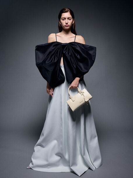 Kerry Top Handle Bag, Cream, hi-res