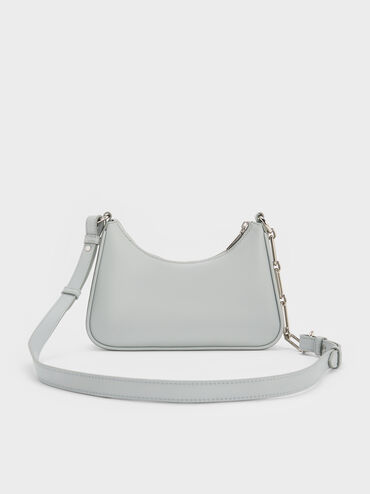 Lane Chain-Link Shoulder Bag, Sea Salt Blue, hi-res