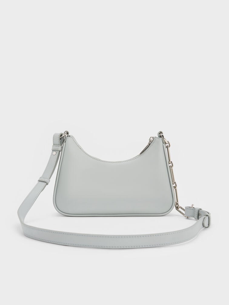 Lane Chain-Link Shoulder Bag, Sea Salt Blue, hi-res