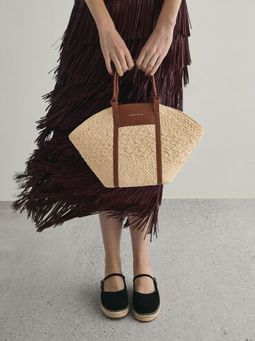 Shalia Raffia Basket Bag, Natural Raffia, hi-res