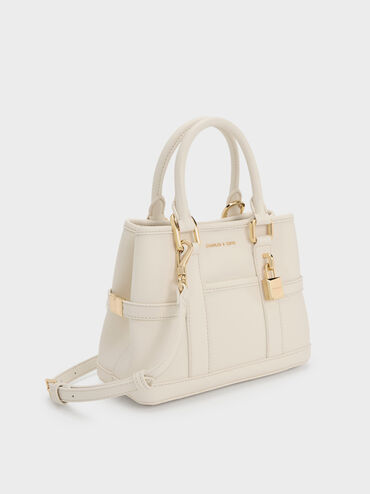 Mini Scottie Tote Bag, Cream, hi-res