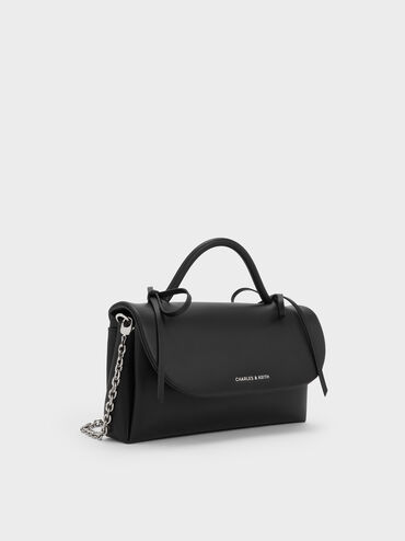 Hazel Bow Wallet On Chain, Noir, hi-res