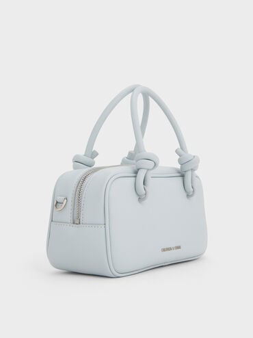 Sammie Knotted-Handle Elongated Bag, Sea Salt Blue, hi-res