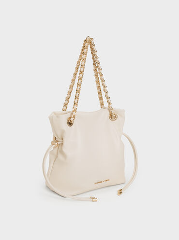 Arya Braided-Strap Double-Handle Crossbody Bag, Cream, hi-res