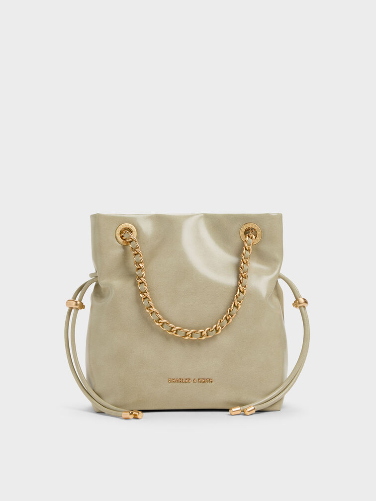 Arya Braided-Strap Double-Handle Crossbody Bag, Pale Olive, hi-res