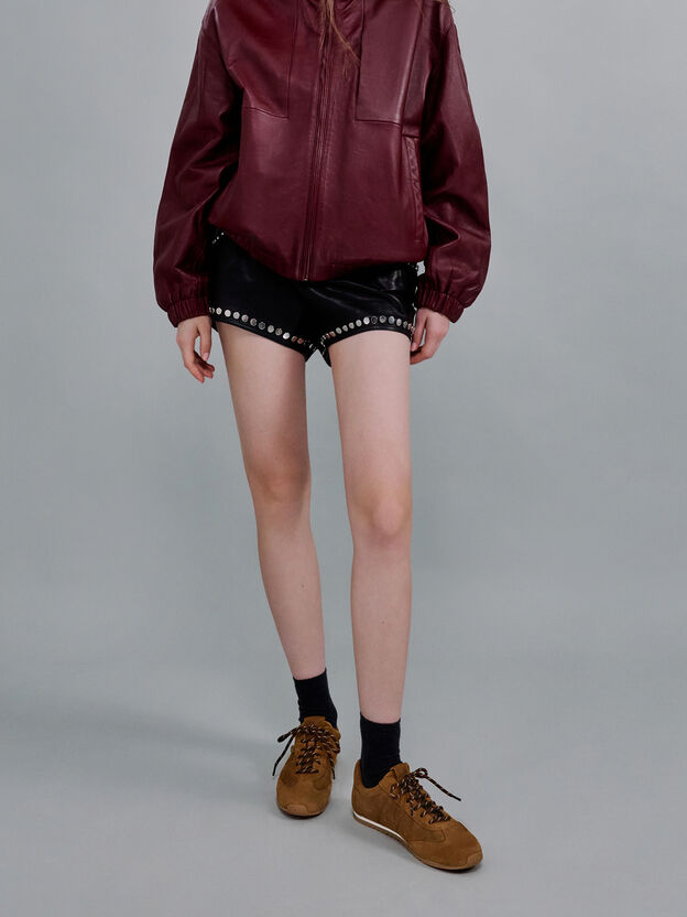 Jace Suede Sneakers, Brown, hi-res