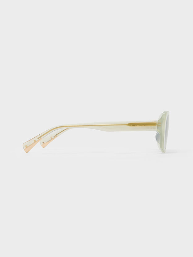 Aubrey Rectangular Sunglasses, Mint Green, hi-res