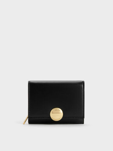 Behn Small Wallet, Black, hi-res