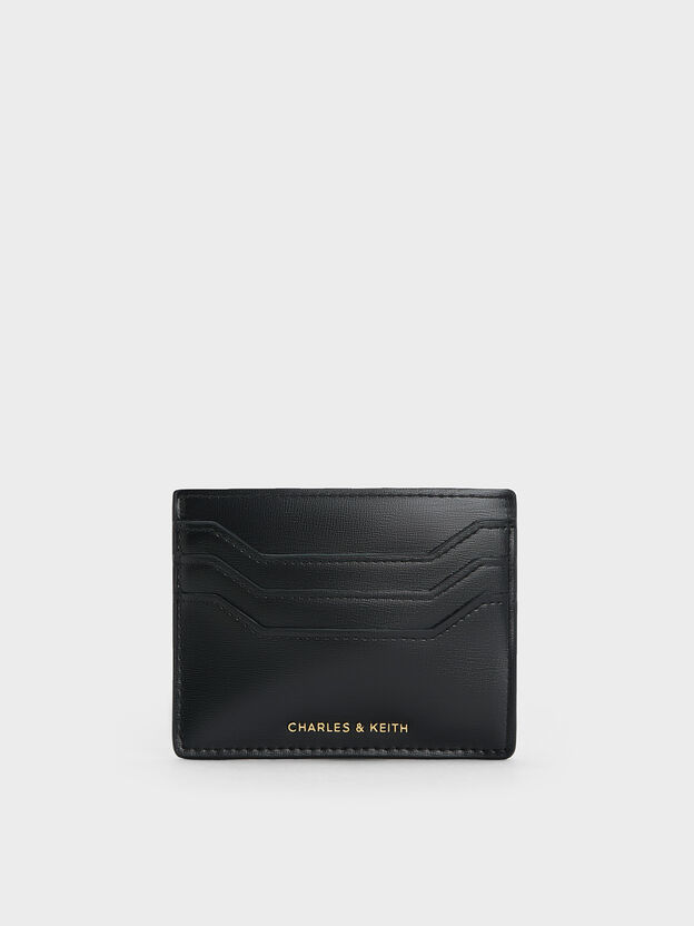 Carli Multi-Slot Card Holder, Black, hi-res
