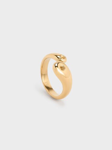 Eimear Sculptural Ring, Gold, hi-res