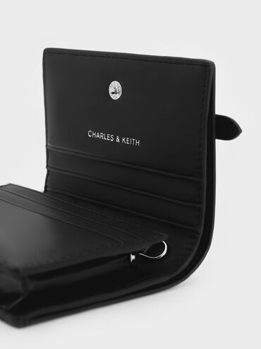 Sloane Chain-Handle Wallet, Noir, hi-res