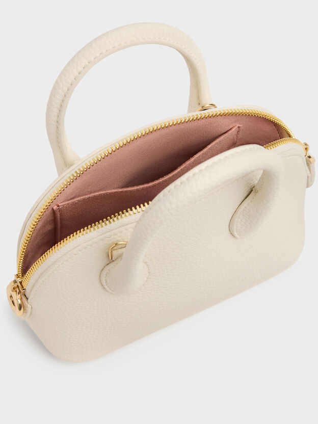 Beryl Bowling Bag, Cream, hi-res