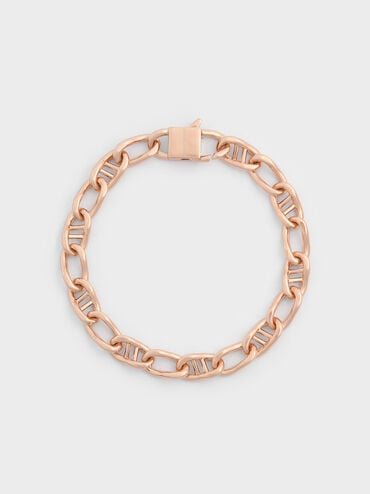 Nyra Mixed-Link Chain Bracelet, Rose Gold, hi-res