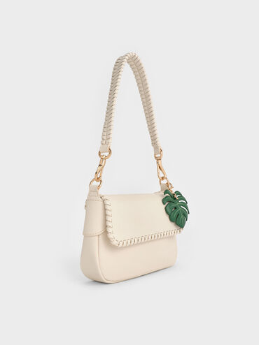 Blume Braided Shoulder Bag, Cream, hi-res