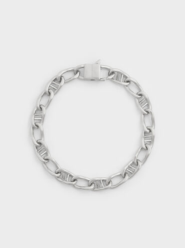 Nyra Mixed-Link Chain Bracelet, Silver, hi-res