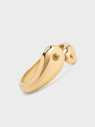 Eimear Sculptural Ring, Gold, hi-res