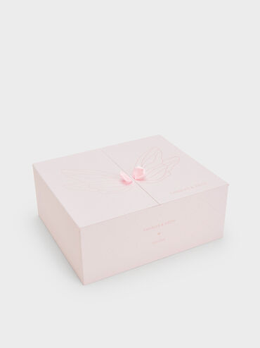 Cressida Quilted Top Handle Bag With Bag Charms, Cotton Candy Pink, hi-res