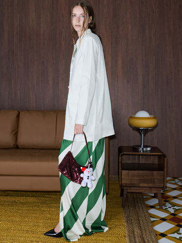 Patent Translucent-Heel Slingback Wedges, Black Patent, hi-res