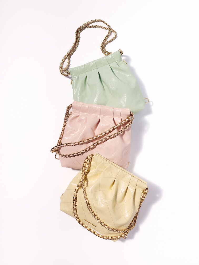 Duo Chain-Handle Two-Way Backpack, Mint Green, hi-res