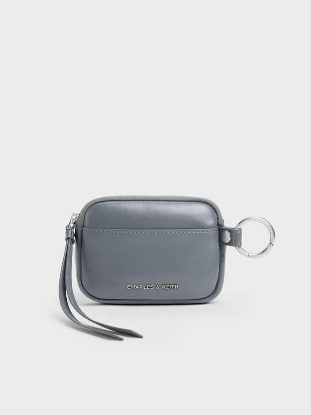 Tatiana Zip-Around Card Holder, Smoky Blue, hi-res