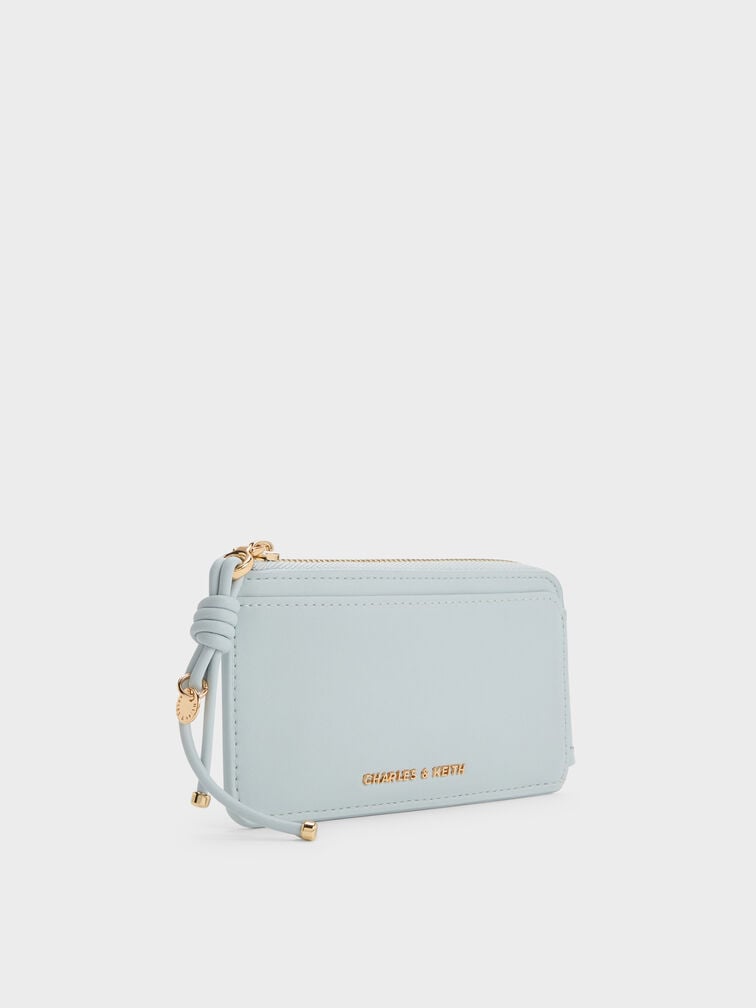 Everleigh Zip-Around Card Holder, Sea Salt Blue, hi-res