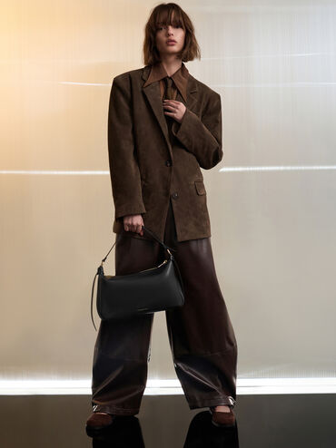 Calla Shoulder Bag, Black, hi-res