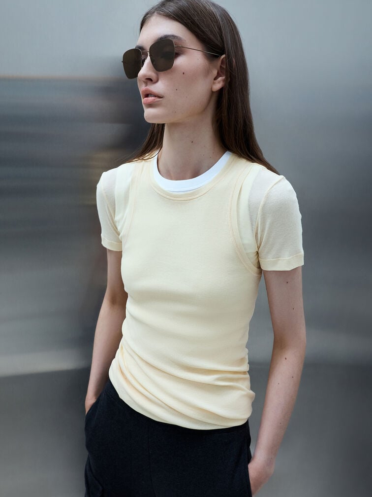 Miranda Square Sunglasses, Black, hi-res