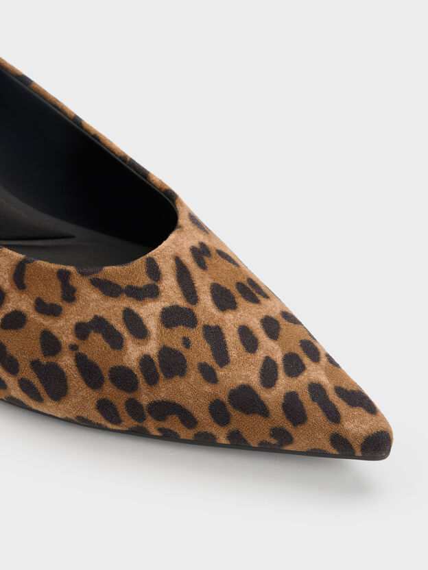 Emelia Leopard-Print Kitten Heels, Animal Print Natural, hi-res