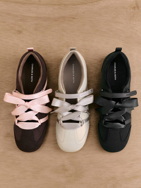 Silko Pearlescent Mary Jane Sneakers, Chalk, hi-res