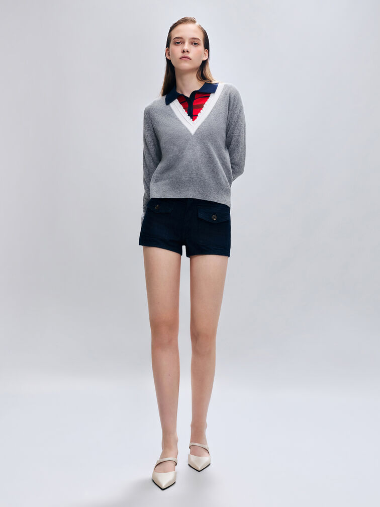 Vada Asymmetric Sculptural Heel Pumps, White, hi-res