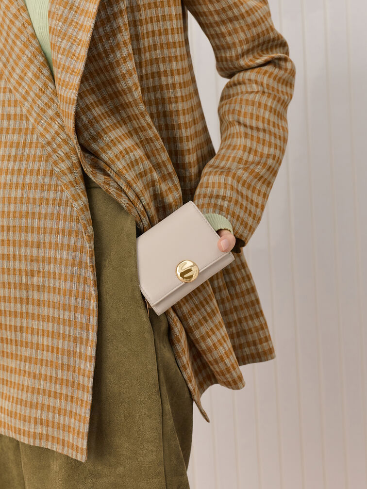 Behn Small Wallet, Shell Grey, hi-res