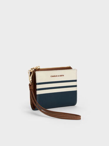 Hanya Canvas Striped Wristlet, Multi, hi-res