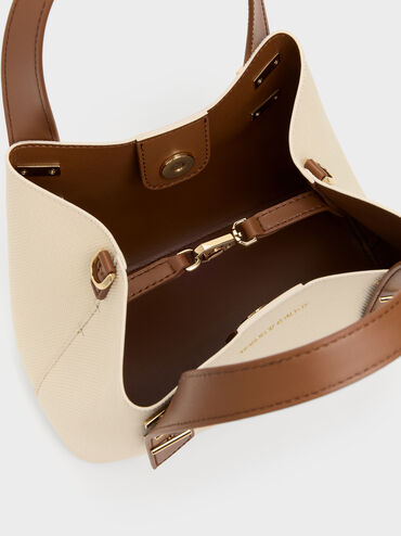 Mini Shania Canvas Tote Bag, Multi, hi-res