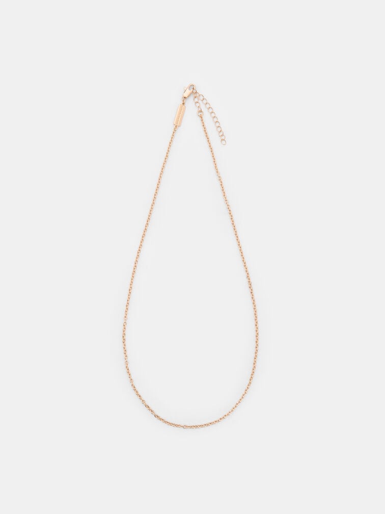 Arleth Chain Necklace, Rose Gold, hi-res