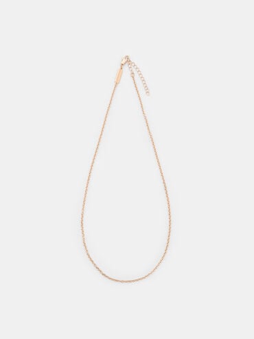 Arleth Chain Necklace, Rose Gold, hi-res