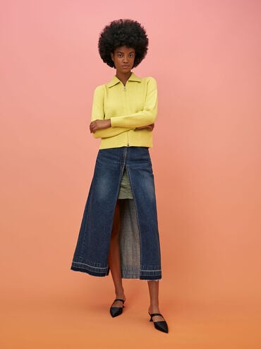 Vada Asymmetric Sculptural Heel Pumps, Black, hi-res