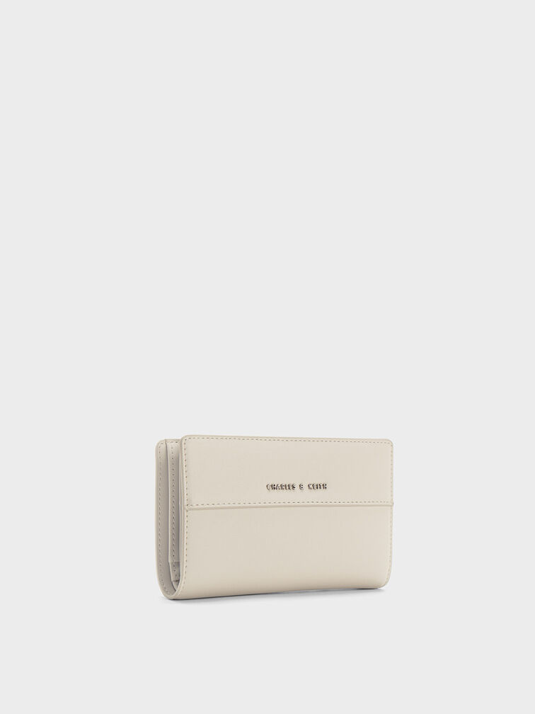 Cadence Top-Zip Wallet, Light Grey, hi-res