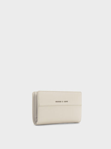 Cadence Top-Zip Wallet, Light Grey, hi-res