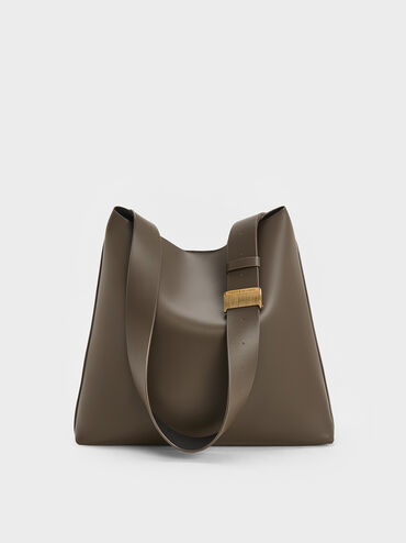 Edna Tote Bag, Dark Moss, hi-res