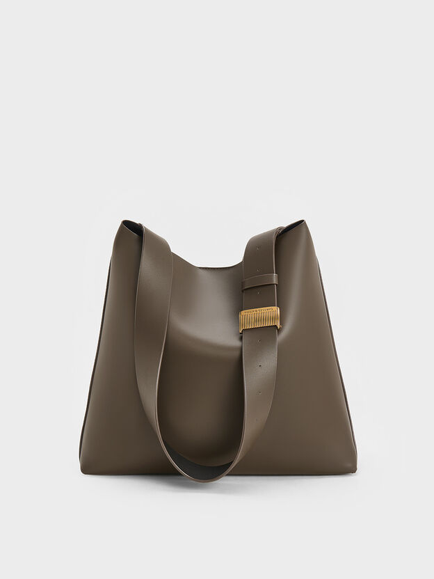 Edna Tote Bag, Dark Moss, hi-res
