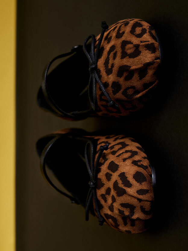 Emiko Leopard-Print Bow Mary Jane Flats, Animal Print Brown, hi-res