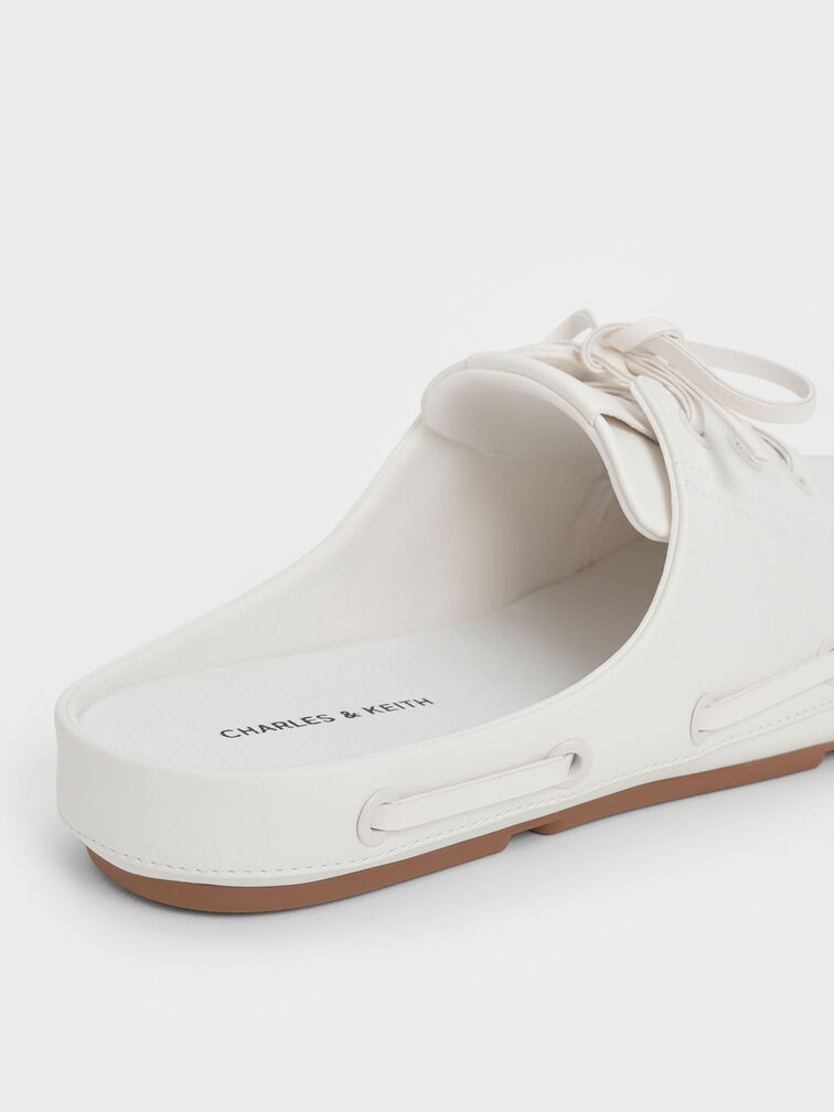 Jude Slip-On Boat Shoes, White, hi-res