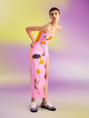 Gradient Wave Slip-On Mules, Lilac, hi-res