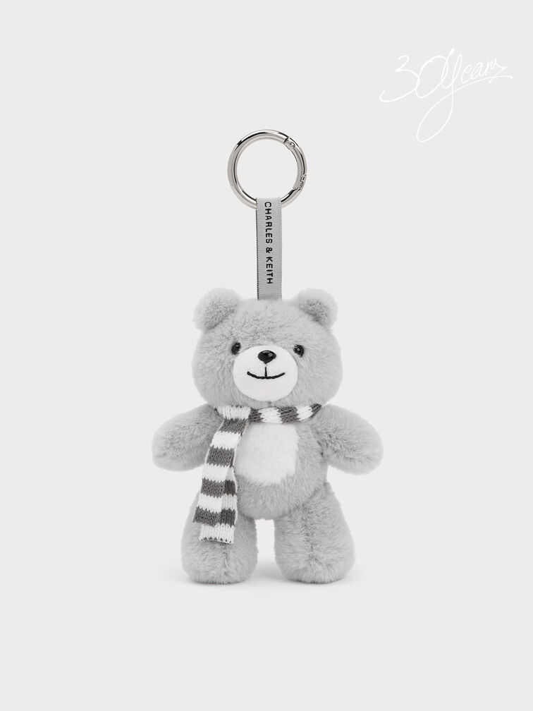 Dodie Bear Charm, Grey, hi-res